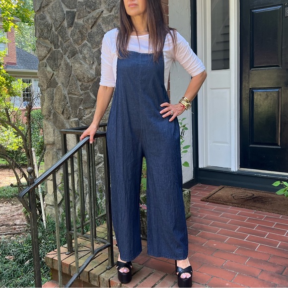 MADE IN ITALY 2 PIECE JUMPSUIT AND TOP SET - Picture 3 of 4